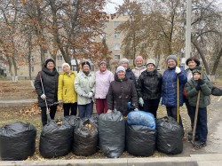 В 8 избирательном округе провели осенний субботник